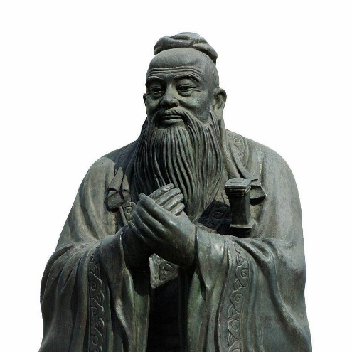 孔子雕塑-孔子石雕-校园雕塑定做-鸿运国际雕塑