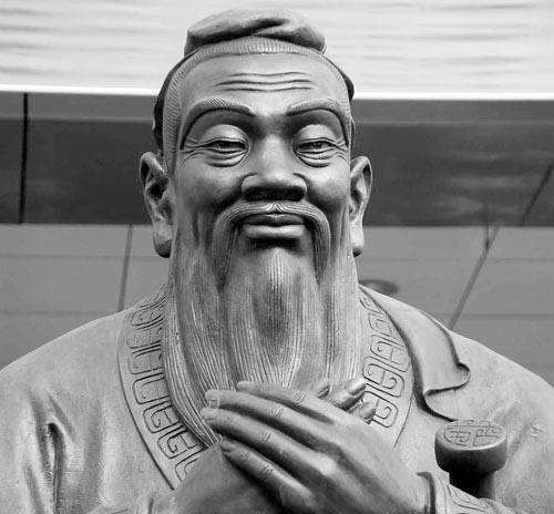 5米孔子雕像-学？？鬃拥袼-校园文化孔贤人雕像